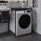 Стелаж-полиця Бафрум 401 Ferrum-decor для пральної машини 90x70,5x60,5 Чорний метал ДСП Каштан Арвадонна 16 мм (FRD-107575)