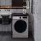 Стелаж-полиця Бафрум 401 Ferrum-decor для пральної машини 90x70,5x60,5 Чорний метал ДСП Каштан Арвадонна 16 мм (FRD-107575)