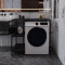 Стелаж-полиця Бафрум 405 Ferrum-decor для пральної машини 90x101x60,5 Чорний метал ДСП Каштан Арвадонна 16 мм (FRD-107615)