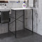 Стелаж-полиця Бафрум 401 Ferrum-decor для пральної машини 90x70,5x60,5 Чорний метал ДСП Білий 16 мм (FRD-107355)