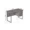Комп'ютерний стіл Ferrum-decor Гаррі 75x140x70 сірий ДСП Бетон 16 мм (FRD-107305)
