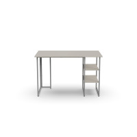 Стол письменный Кевин Ferrum-decor 75x120x60 Серый металл ДСП Кашемир 16 мм (FRD-108125)