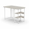 Стіл письмовий Кевин Ferrum-decor 75x120x70 Білий метал ДСП Кашемір 32 мм (FRD-108145)