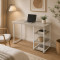 Стіл письмовий Кевин Ferrum-decor 75x120x70 Білий метал ДСП Кашемір 32 мм (FRD-108145)