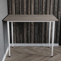 Стол универсальный Prime Ferrum-decor 750x1000x700 Белый металл ДСП Дуб Кремона Канолло 16 мм (FRD-107715)