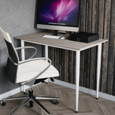 Універсальний стіл Prime Ferrum-decor 750x1200x700 Білий метал ДСП Дуб Кремона Канолло 16 мм (FRD-107725)