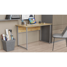 Комп'ютерний стіл Ferrum-decor Коди 75x120x60 чорний ДСП Дуб Артизан 16 мм (FRD-107185)
