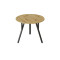 Круглий стіл MARSI 3 870-3 Ferrum-decor 750x870x870 Чорний метал ДСП Дуб Артизан 16 мм (FRD-107425)