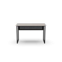 Стол письменный Майк Ferrum-decor 75x100x70 Черный металл ДСП Кашемир 16 мм (FRD-108315)