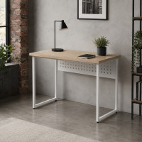 Стіл письмовий Майк Ferrum-decor 75x100x70 Білий метал ДСП Дуб Кремона Торро 32 мм (FRD-108355)