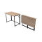 Стіл розкладний Морис 900 Ferrum-decor 750x900x500 Чорний метал ДСП Дуб Сонома 16 мм (FRD-107315)