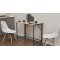 Стіл розкладний Морис 900 Ferrum-decor 750x900x500 Чорний метал ДСП Дуб Сонома 16 мм (FRD-107315)