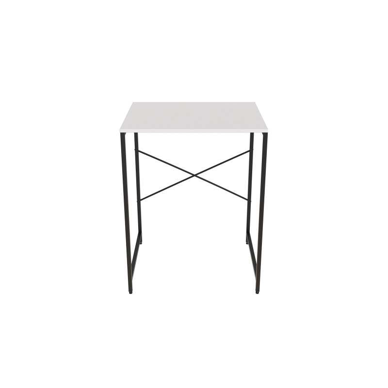 Стелаж-полиця Бафрум 401 Ferrum-decor для пральної машини 90x70,5x60,5 Чорний метал ДСП Білий 16 мм (FRD-107355)