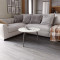 Журнальний круглий стіл OPTIMA 1 ніжки конусні Ferrum-decor 450x670x670 Чорний метал ДСП Кашемір 16 мм (FRD-107535)
