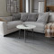 Журнальний круглий стіл OPTIMA 2 ніжки конусні Ferrum-decor 450x670x670 Чорний метал ДСП Кашемір 16 мм (FRD-107545)