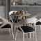 Круглий стіл OPTIMA 4 ніжки конусні Ferrum-decor 750x670x670 Чорний метал ДСП Дуб Артизан 16 мм (FRD-107455)