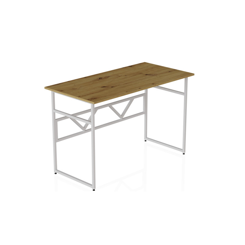 Комп'ютерний стіл Ferrum-decor Раян 75x120x60 сірий ДСП Дуб Артизан 32 мм (FRD-107075)