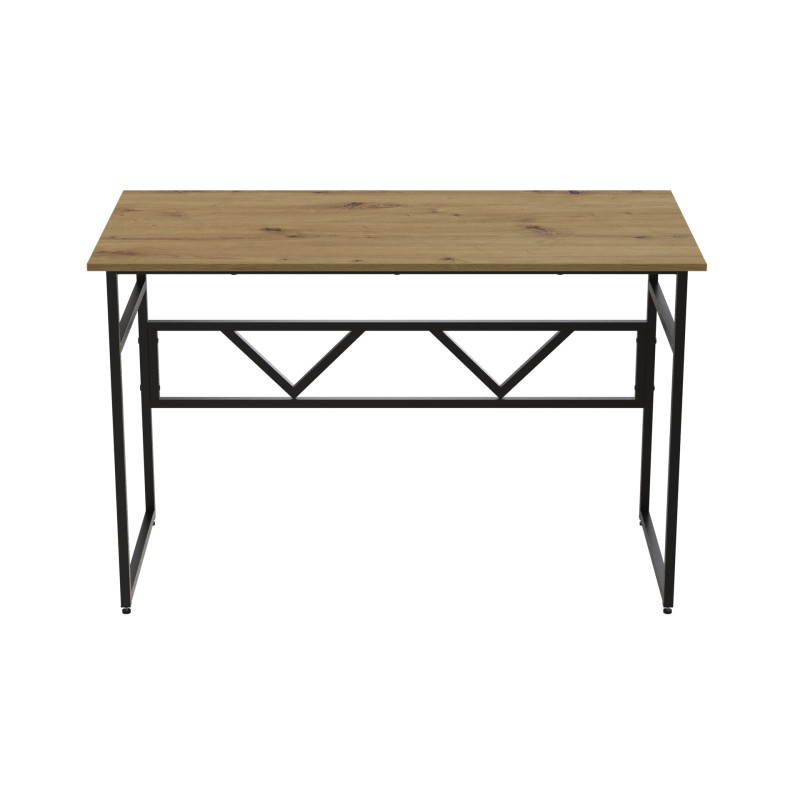Комп'ютерний стіл Ferrum-decor Раян 76x120x60 чорний ДСП Дуб Артизан 32 мм (FRD-107095)