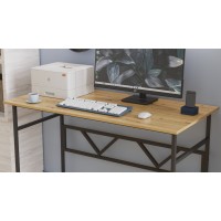 Комп'ютерний стіл Ferrum-decor Раян 76x120x60 чорний ДСП Дуб Артизан 32 мм (FRD-107095)