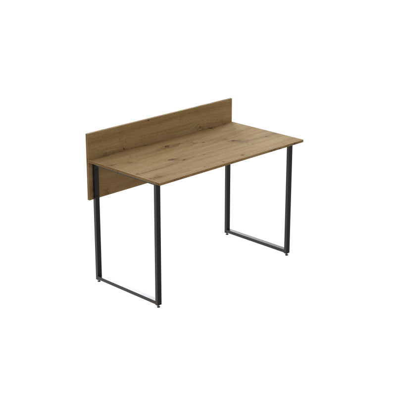 Комп'ютерний стіл Ferrum-decor Скай 76x120x60 чорний ДСП Дуб Артизан 32 мм (FRD-106995)