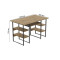 Комп'ютерний стіл Ferrum-decor Тім 75x140x60 чорний ДСП Дуб Артизан 16 мм (FRD-106955)