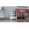 Тумба універсальна Ferrum-decor Вів'єн 1/1 50x41x40 білий ДСП Бетон 16 мм (FRD-106925)