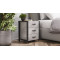 Тумба універсальна Ferrum-decor Вів'єн 3 50x41x40 чорний ДСП Бетон 16 мм (FRD-106935)
