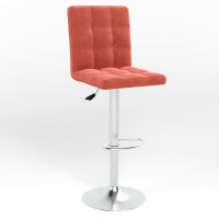 Барний стілець поворотний Новий Стиль RALPH HOKER CHROME (BOX) SORO-51 (Помаранчевий) (NWS-124669)