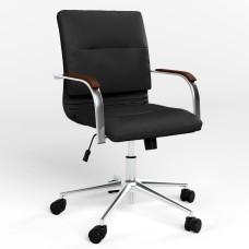 Крісло офісне поворотне Новий Стиль SAMBA ULTRA GTP CHR64 ECO-30 (Чорний) (NWS-124759)