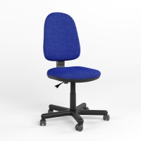 Кресло офисное поворотное без подлокотников Новый Стиль STANDART GTS PM60 C-14 (Синий) (NWS-124889)