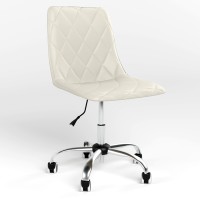 Кресло на роликах поворотное Новый Стиль VERONIKA CHR61 GTS (J) RMB ECO-50 (Белый) (NWS-124969)
