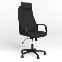 Кресло руководителя поворотное с подголовником Новый Стиль DIPLOMAT KD HR TILT PL64 ZT-25 (Черный) (NWS-125721)