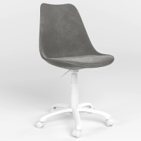 Кресло на роликах поворотное Новый Стиль ASTI SOFT GTS (J) PW62 (BOX-1) P PUMA-03 (Светло-серый) (NWS-123193)