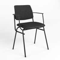Стул офисный Новый Стиль ISIT ARM BLACK C-11 (Черный) (NWS-127844)