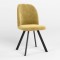 Стул на раме MILANA 4L BLACK (BOX-1) LN SORO-40 (Желто-горчичный) (NWS-128794)
