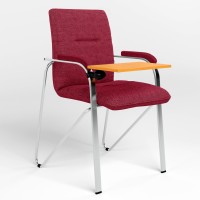 Стілець для відвідувачів Новий Стиль SAMBA T WOOD (S) (BOX-2) ZT-15 (Бордовий) (NWS-129164)