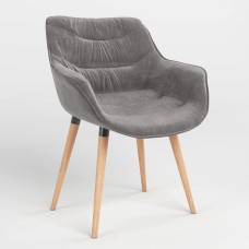Обідній стілець Новий Стиль VENSAN WOOD BLACK (BOX) SORO-93 (Сірий) (NWS-129644)