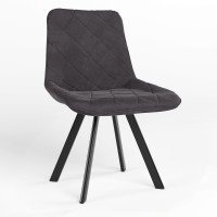 Обідній стілець Новий Стиль NICOLE 4L BLACK (BOX-1) SQR PUMA-16 (Чорний) (NWS-121806)