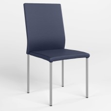 Обідній стілець Новий Стиль NIK ALU (BOX-2) ECO-22 (Синій) (NWS-121686)