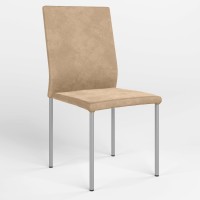 Обеденный стул Новый Стиль NIK ALU (BOX-4) PUMA-01 (Бежевый) (NWS-121696)