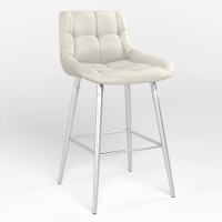 Обеденный стул Новый Стиль NICOLE LB HN HOKER ALU (BOX-1) LN ECO-50 (Белый) (NWS-130155)