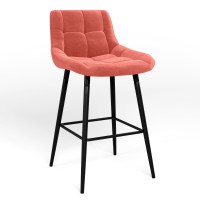 Обеденный стул Новый Стиль NICOLE LB HN HOKER BLACK (BOX-1) LN SORO-51 (Оранжевый) (NWS-130185)