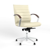 Крісло офісне поворотне Новий Стиль IRIS STEEL LB MPD AL70 ECO-07 (Світло-бежевий) (NWS-126298)