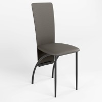 Обеденный стул Новый Стиль AMELY BLACK (BOX-4) ECO-70 (Серый) (NWS-121020)