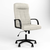 Крісло керівника Новий Стиль ATLANT BX TILT PL64 ECO-50 (Білий) (NWS-125091)