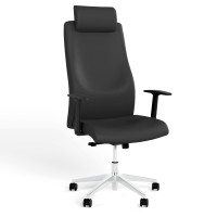 Крісло офісне поворотне Новий СтильSOLO R HR STEEL ST AL70 ECO-30 (Чорний) (NWS-126942)