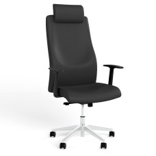 Крісло офісне поворотне Новий СтильSOLO R HR STEEL ST AL70 ECO-30 (Чорний) (NWS-126942)