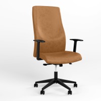 Крісло офісне поворотне Новий СтильSOLO UP R STEEL WA ST PL70 ECO-13 (Коричневий) (NWS-126972)