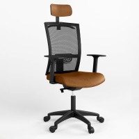 Крісло офісне поворотне Новий Стиль STILO R HR SFB PL64 P OH-5 ECO-13 (Коричневий) (NWS-126902)