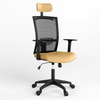 Кресло офисное поворотное Новый Стиль STILO R HR SL PL64 OH-5 ECO-01 (Бежевый) (NWS-126922)